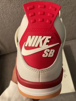 Jordan 4s SB “ Varsity red”