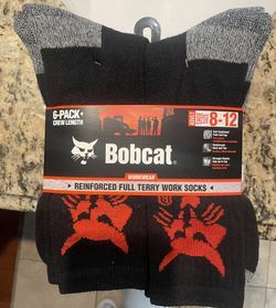 Bobcat Crew Length Socks