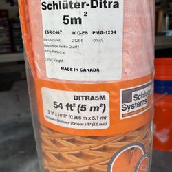 Schluter Ditra Uncoupling membrane And 33 Ft Roll Kerdi Band
