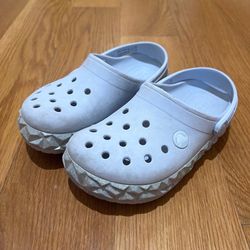 Girls crocs size 13 light blue