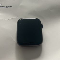 Apple Watch With Black Metal Link Band