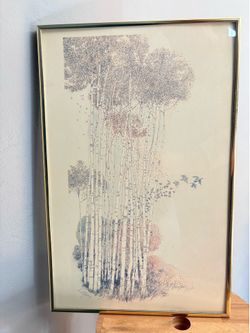 Framed Delfino Autumn Print