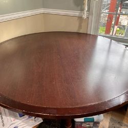 Round Kitchen Table (Brown)