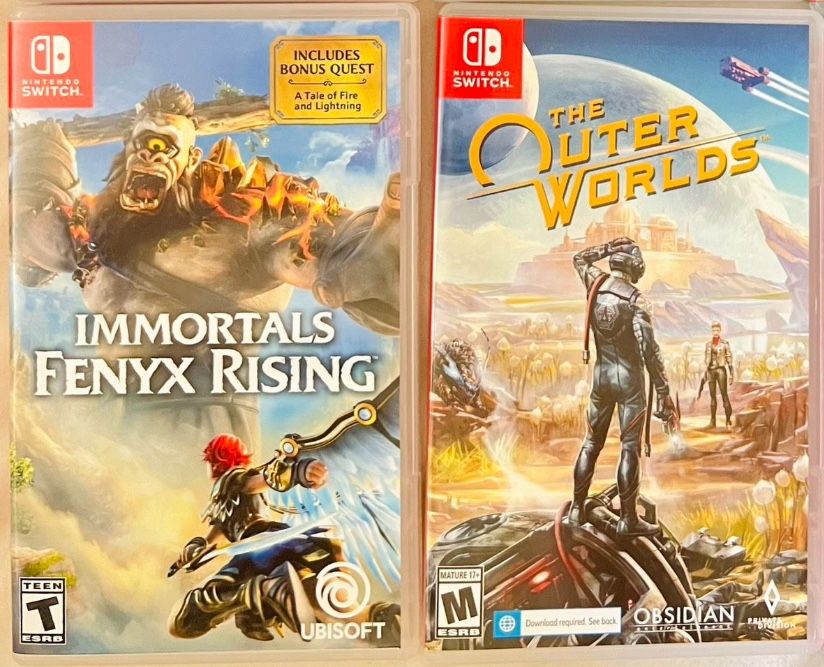 Nintendo Switch Game Fenyx Rising And Outer Worlds