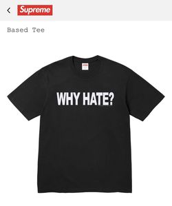 Supreme Based Tee Lil B for Supreme Sz black new