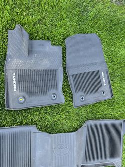 2024 Tundra 3rd Gen All Weather Floor Mats And Mud Flaps 