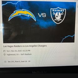 Chargers Vs Raiders