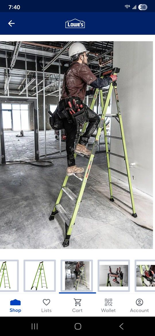 Little Giant MightyLite 8-ft Step Ladder 