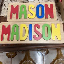 Mason Or Madison Name Puzzles See My Page