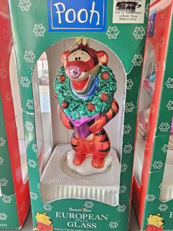 Disney European glass ornaments 