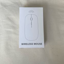 Silver Wireless mouse 