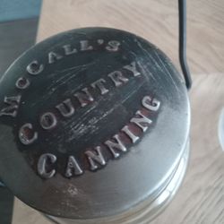 VINTAGE MCCALLS CANNING JARS (2) 7" Tall And (1) 5" Tall