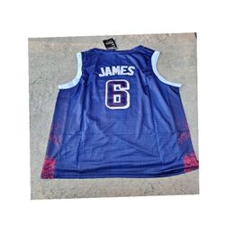 LeBron James USA Jersey - Genuine Athletic Gear end center