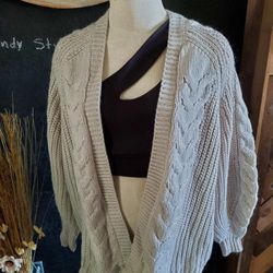 Light Gray Cardigan New 