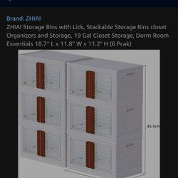 Stackable Storage (NOT FREE TAKING OFFERS