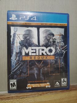 PS4 METRO REDUX🚇👈😎