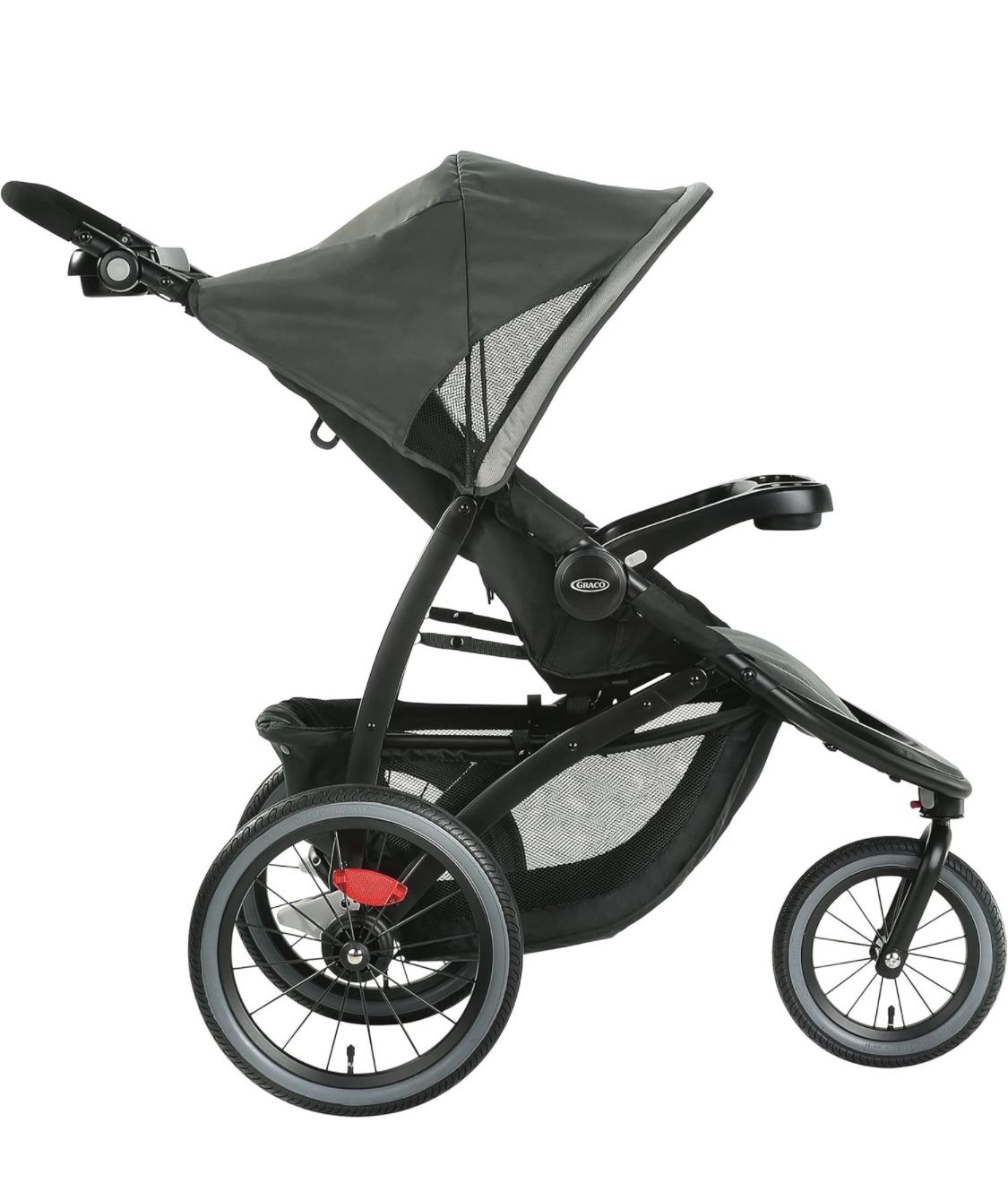 Graco FastAction Jogger LX Stroller - Drive, Convenient One-Hand Fold, Infant Car Seat Compatible, Ideal for Parents on The Go