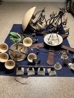 Mixed Lot of Light Fixtures and Ceiling Fans