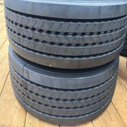11R22.5 TWO NEW STEER GOODYEAR ENDURANCE RSA HAVY DUTY PREMIUM
