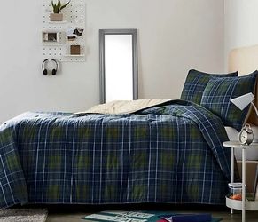 Wamsutta® Collective Boulder 3-Piece Plaid Comforter Set