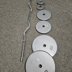 Barbell And Plates