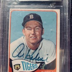 Al Kaline Graded And Autographed 