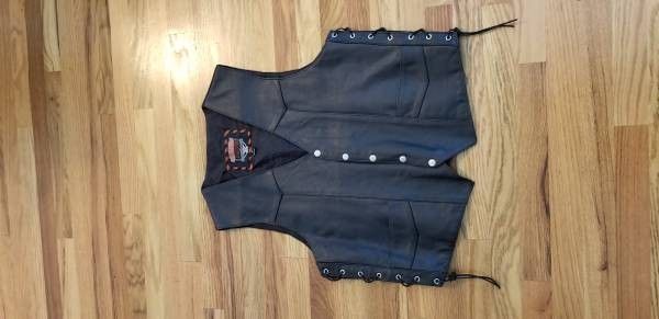 Leather Biker Vest