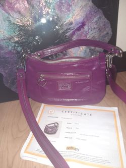 Authentic COACH Purse With Certificate Of Authenticity 