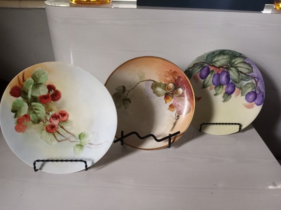 3 Platos ANTIGUOS Collectibles & Art
