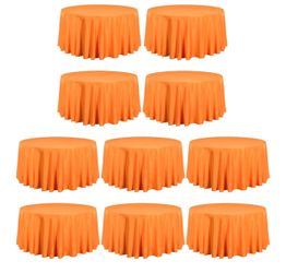 New 12 pack Orange table cloth 120”