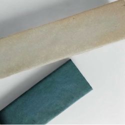 Makoto 2.5" x 10" Matte Ceramic Wall Tile in Midori Green