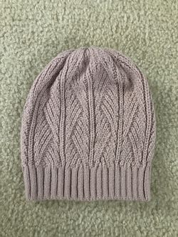 Pink Knit Beanie
