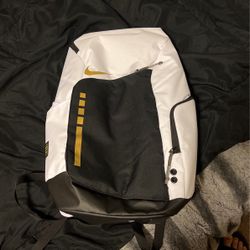 Nike Elite ,Backpack, White 