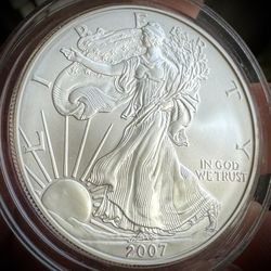 2007 W American Silver Eagle 