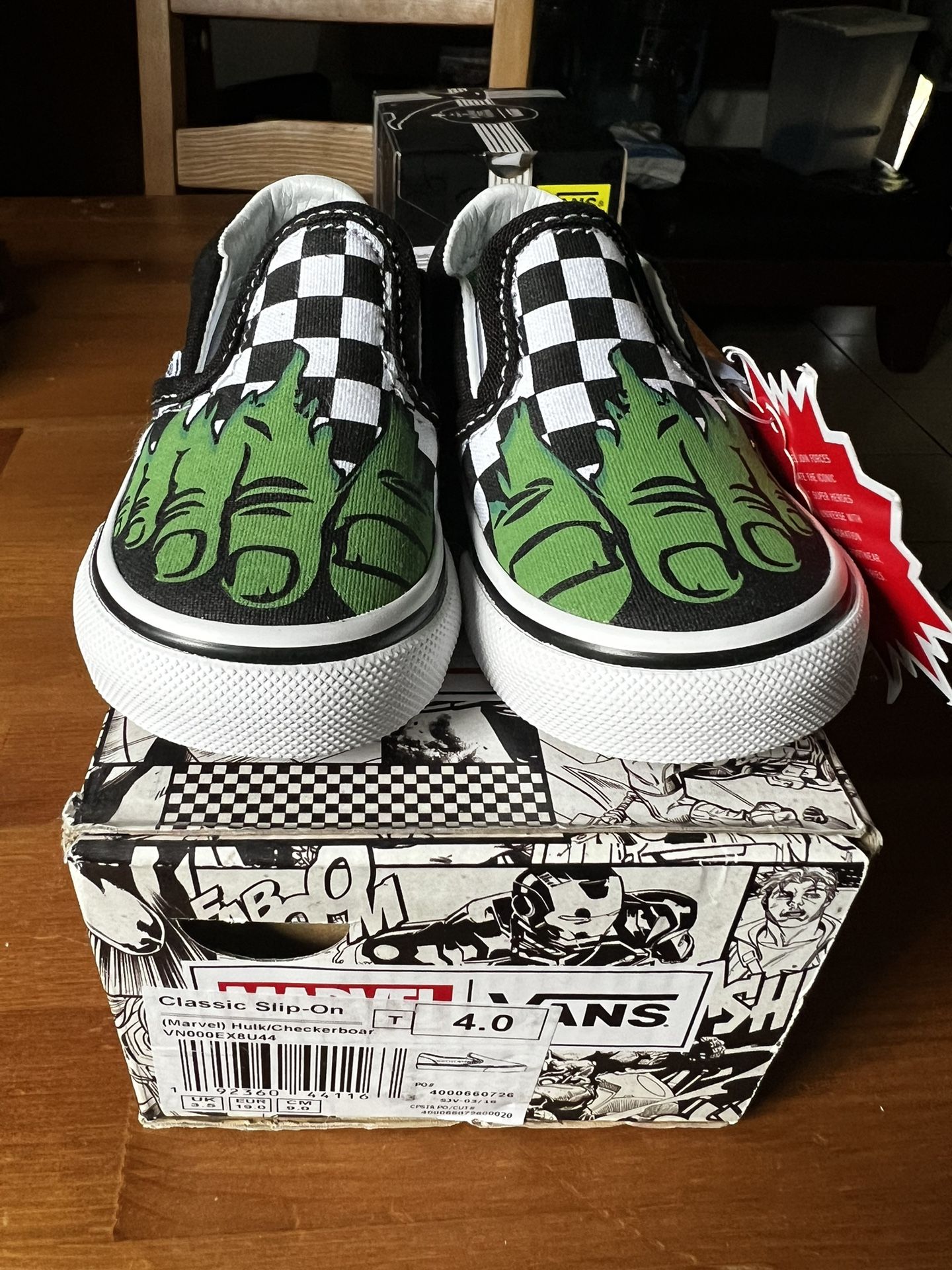 Vans Toddler Hulk Slip Ons