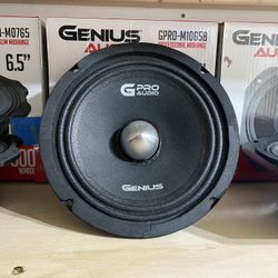 New 6.5" Genius Audio Bullet Midrange 300w Max Power Speaker  $35 Each  