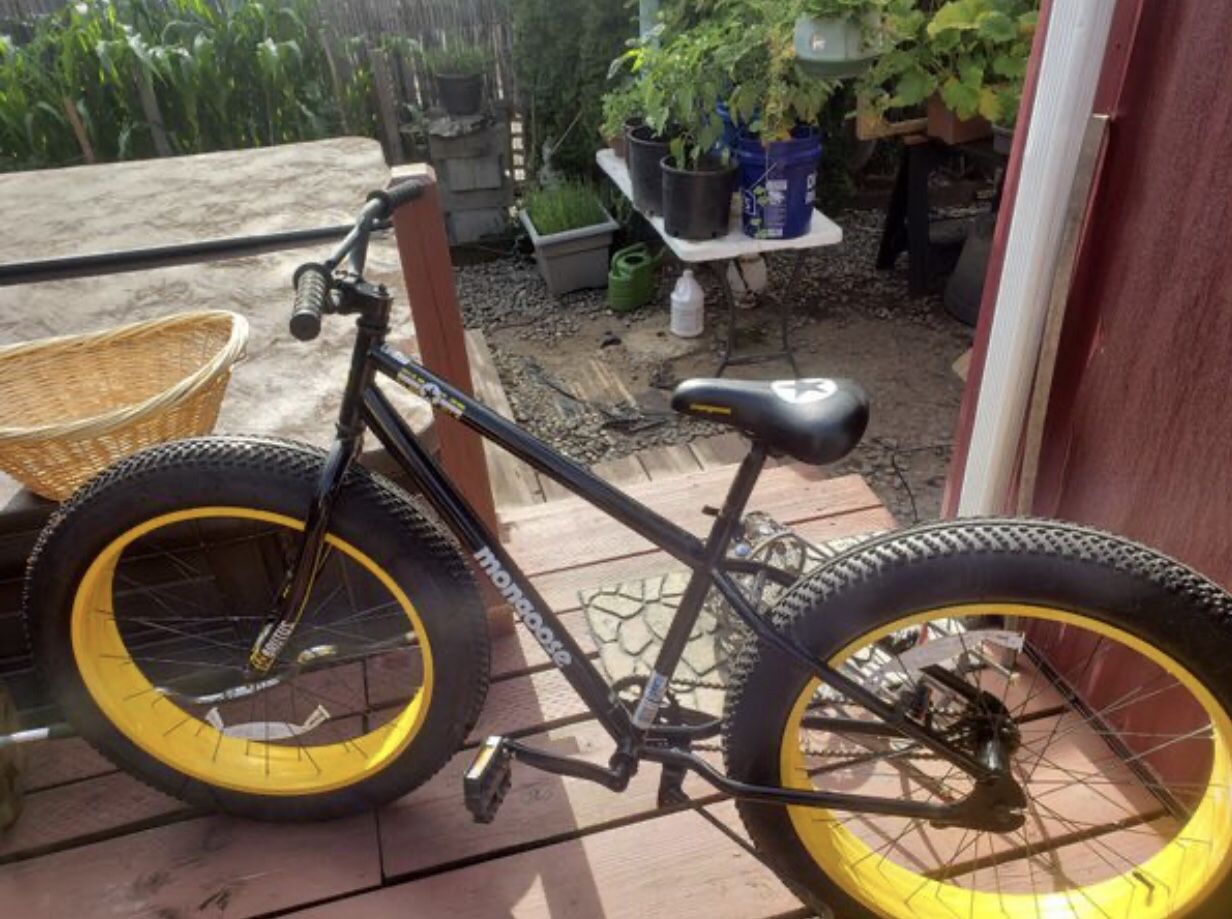Mongoose adult bmx fat tire bike