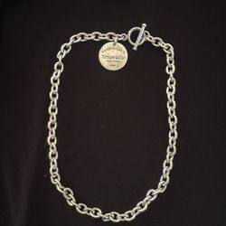 Tiffany 18 inch chain necklace