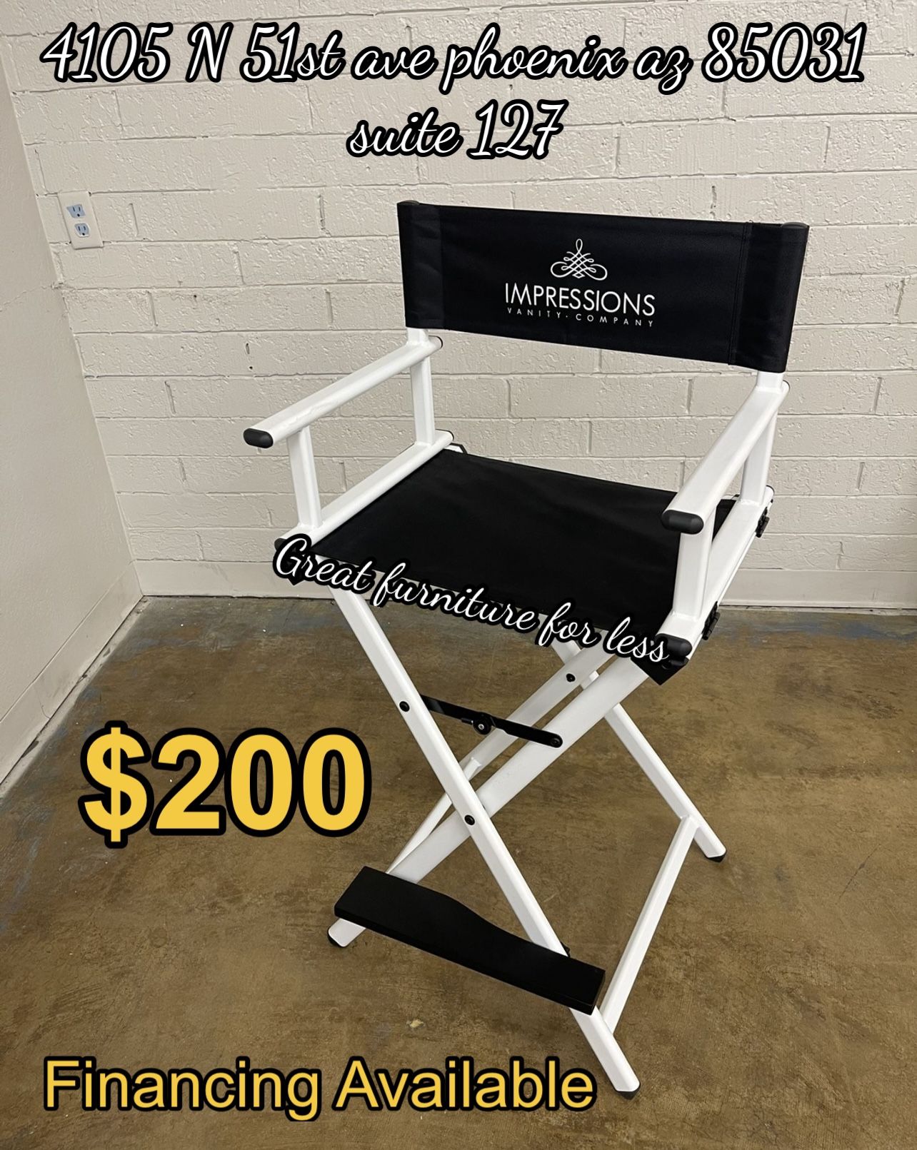 Makeup Chair Brand New