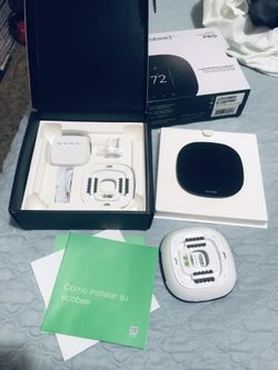 Ecobee 3 Wifi Smart Thermostat Black 