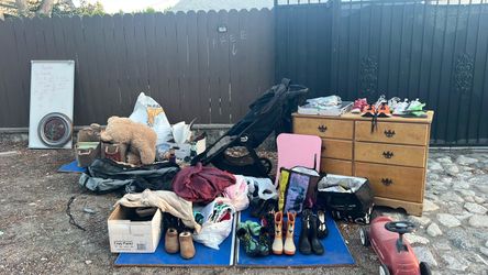Free Yard Sale: corner of F and the Alley just west of 8th Street