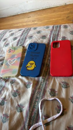 The three cases is iPhone 12 cases and a one case is iPhone 11 case The three cases is iPhone 12 cases and a one case is iPhone 11 case