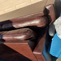 Leather Sofa And Love Seat 