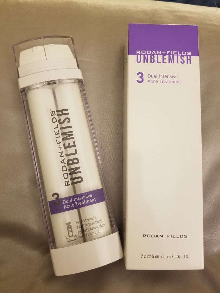 Unblemish rodan and fields 2 never used! Step 3