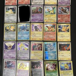 mostly japanese pokemon cards