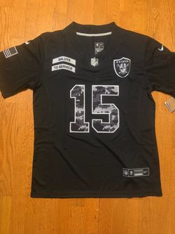 Black raiders Mendoza salute to service jersey