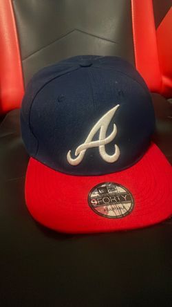 A’s hat blue and red