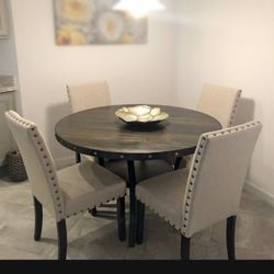 Round 5 Pc Dining Set