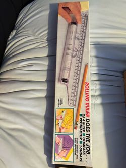 Ruler compass protector t square in one - still in box never used smoke free home