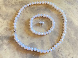 Authentic Freshwater Pearls (full Set)